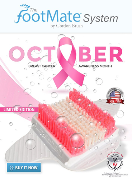 FootMate's tweet photo. Please visit https://t.co/E5kcHg2wkq to purchase the limited edition pink and white FootMate® System! 10% of the proceeds will be donated to the Breast Cancer Research Foundation.
#footmate, #footmatesystem, #BreastCancerAwarenessMonth, #BreastCancerAwareness https://t.co/CIXBp1hKzK