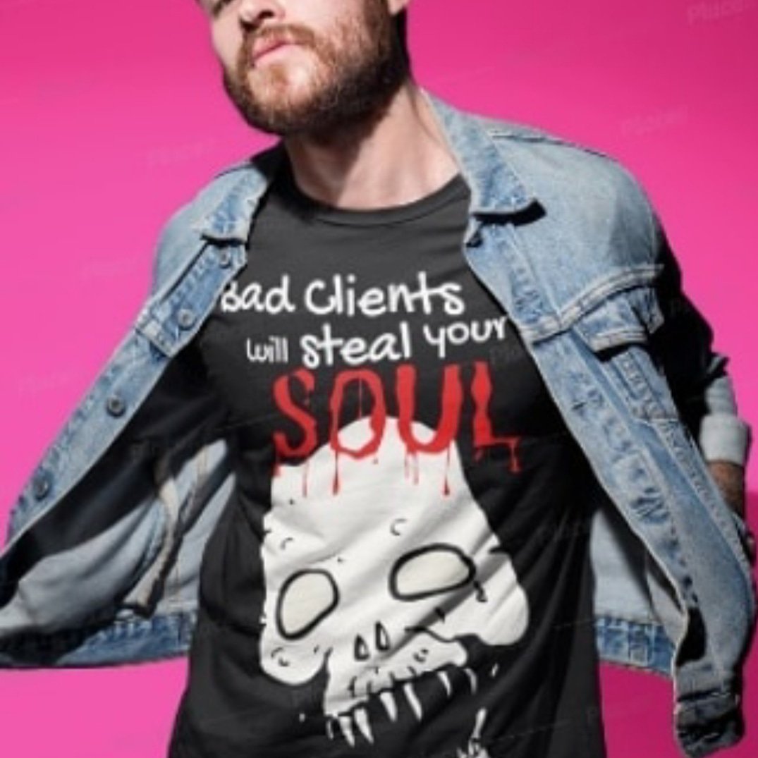 JobXSite's tweet photo. When a recruiter shirt design also fits the season ππβ£
https://t.co/oFYiyGDIoq has you covered! Literally, with this great tee.
β£
#recruiterlife #recruitertwitter #badclients #funnynotfunny #steal #soulsuckers #halloween #halloweenshirts #trickortreat #halloweencostumes https://t.co/EOPc5A1Oib