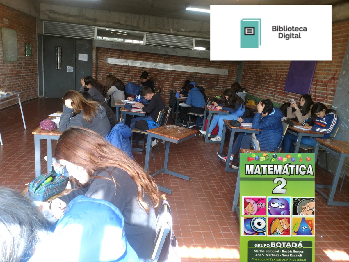 Caro_GarDeSte's tweet photo. Gracias a la @BibliotecaPais todos tienen acceso a trabajar con los libros de texto. Hoy nos toca interpretación gráfica usando Matemática 2 del Grupo Botadá. https://t.co/mfraSlXhLq