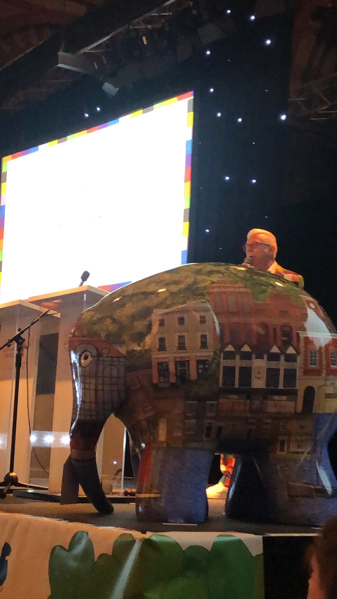 Norman Lloyd from <a href="/StElizabethHosp/">stelizabethhosp</a> is excited ahead of the #ElmerAuction <a href="/ElmerSuffolk19/">Elmer's Big Parade Suffolk</a>