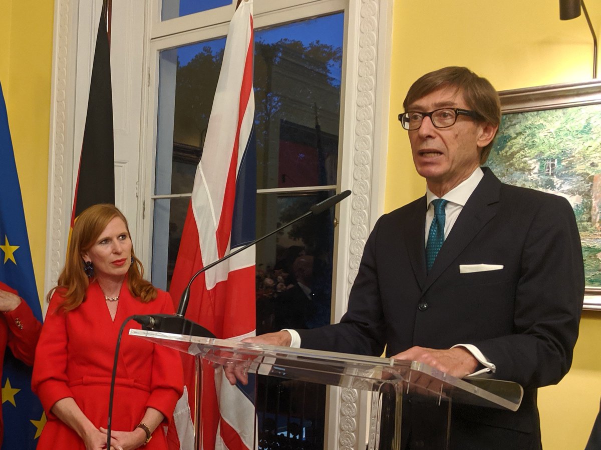 GermanAmbUK's tweet image. Today marks the 29th anniversary of German reunification. Am grateful to celebrate this important day in the company of so many British &amp;amp; German friends. #GermanUnityLDN #TDE2019