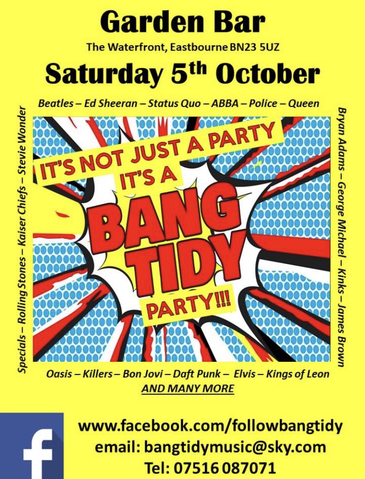 Saturday night at the Garden Bar 🎉🎉