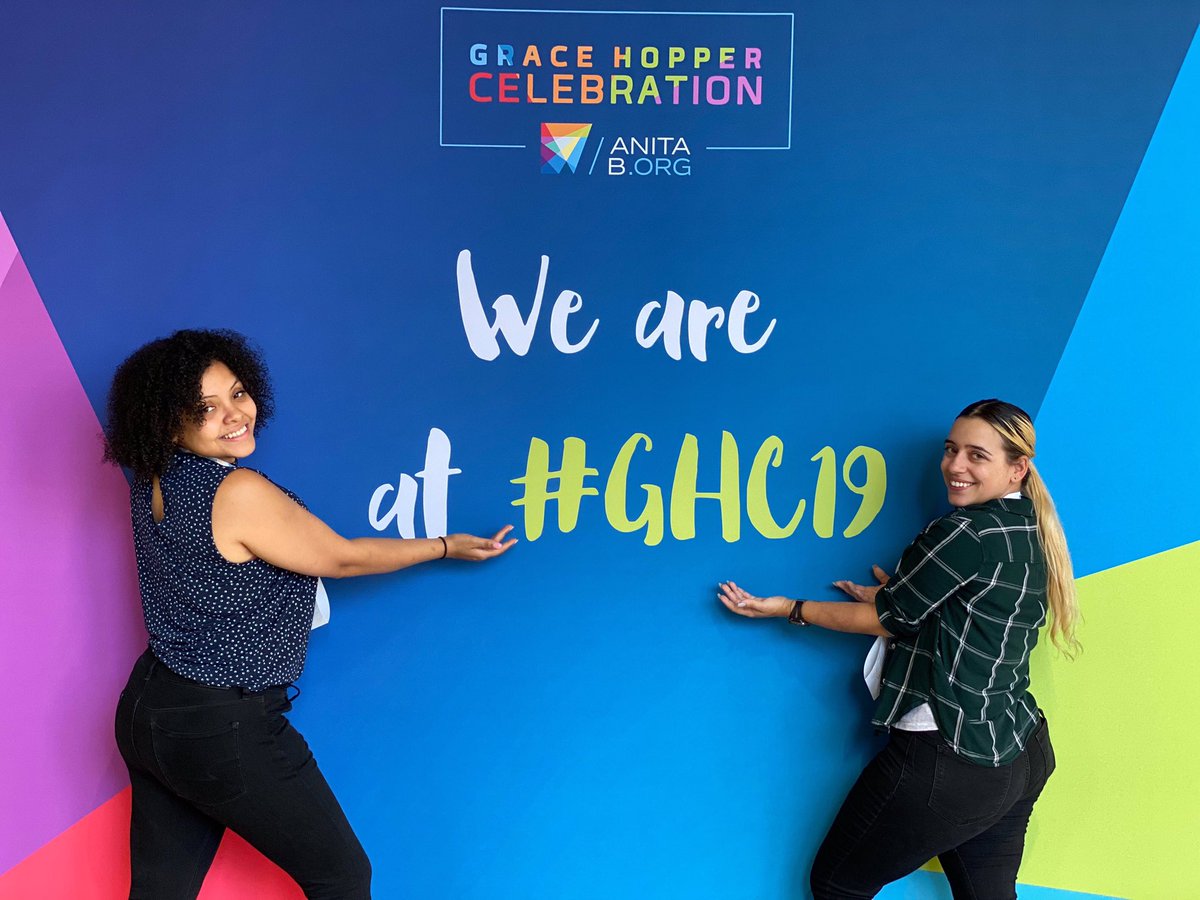 lcwics's tweet photo. We are Here!! #GHC19 @ghc @LehmanCollege @CUNY https://t.co/Imx97SyqLs