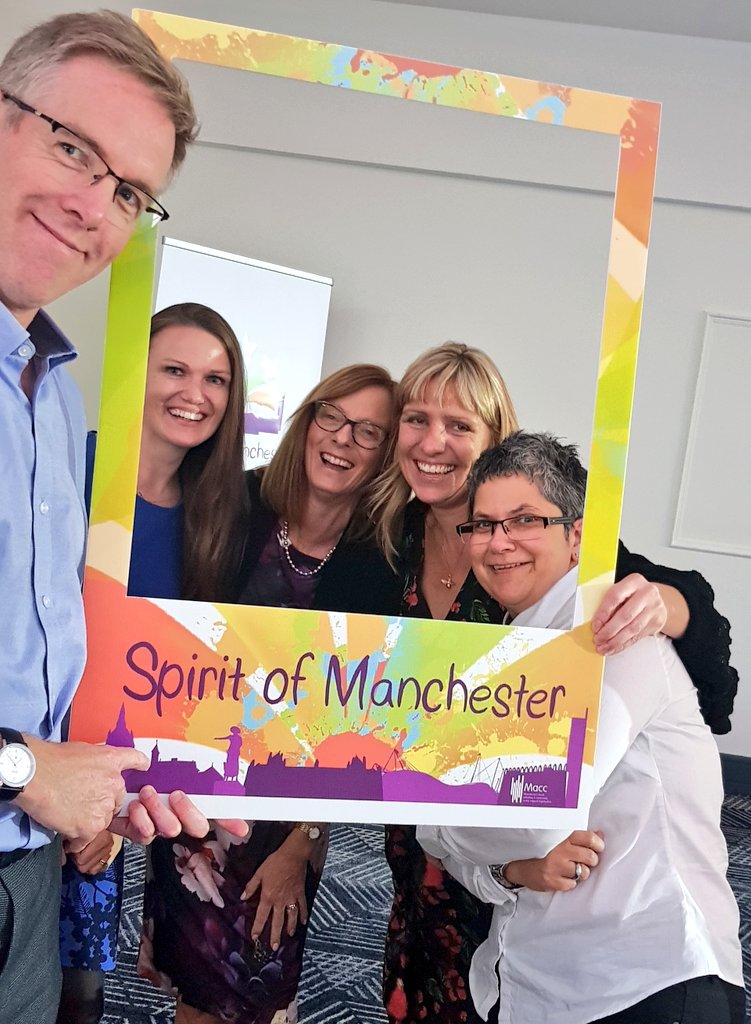 ManchesterICP's tweet photo. #SpiritofMcr19 #TeamMHCC supporting #Manchester VCSE organisations https://t.co/ohi4JMaLhy