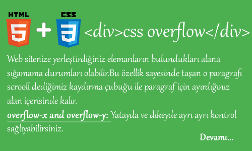 htmlcssdersler's tweet image. CSS Overflow(Taşma) -
htmlcssdersleriogreniyorum.com
htmlcssdersleriogreniyorum.com/css_dersleri/4…
#css #css3 #csstudent #CSSC #cssl #cssr #cssakuhinpost #CSSA #CSSCOffice #cssmodz #csst #csstutorialforbeginner #csstutorials #csshipper #cssd #csscoder #csscode #cssclass #csscoding #cssh #csstemplates