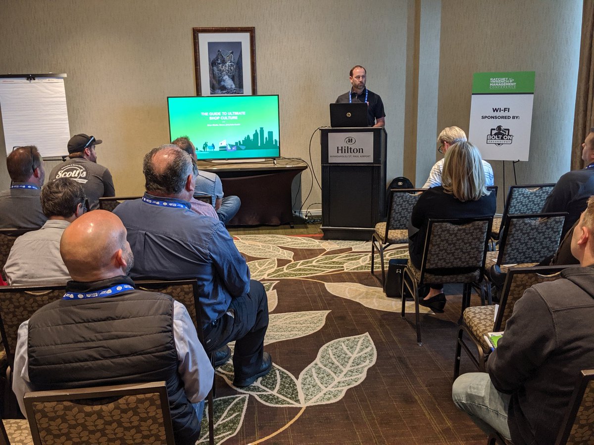 And we're off! Brian Weeks, owner of ATC Auto Center, in here talking about building an excellent shop culture.
#RWMC2019