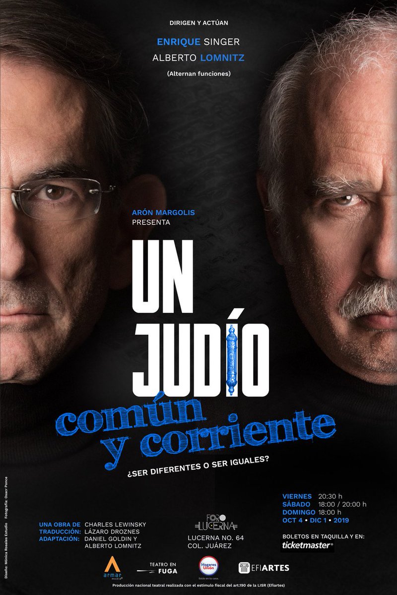 ¡Teatro GRATIS! 🎭

Para las primeras 5 personas que digan YO con su nombre completo, ¡5 PASESOTES DOBLES para <a href="/unjudiocomunmx/">Un judío común y corriente</a>! 🎟

Los pases son para su estreno mañana viernes 4 de octubre por la noche en el <a href="/ForoLucerna/">Foro Lucerna</a>. 🌛