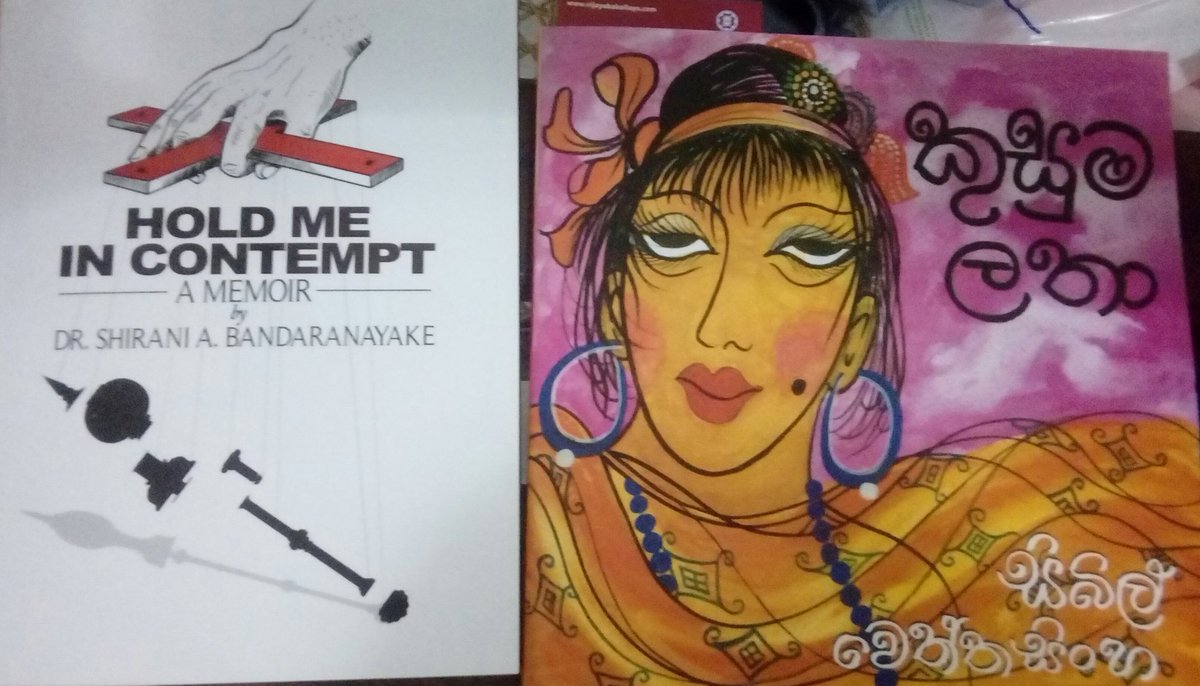 Chandjay3's tweet image. What a combination of books!
#books #twowomenwriters #twolanguages #contrast #srilankawomen