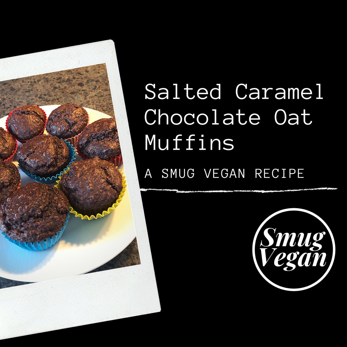 SmugVeganShop's tweet photo. Guys - I posted my first recipe blog!! Make yourself some delicious Salted Caramel Chocolate Oat Muffins. They’re really easy, vegan (of course) and very moreish. https://t.co/MRYAuy9Wag #veganfood #veganrecipe #veganbaking #smugvegan #ownthesmug https://t.co/5tmY4AGyON