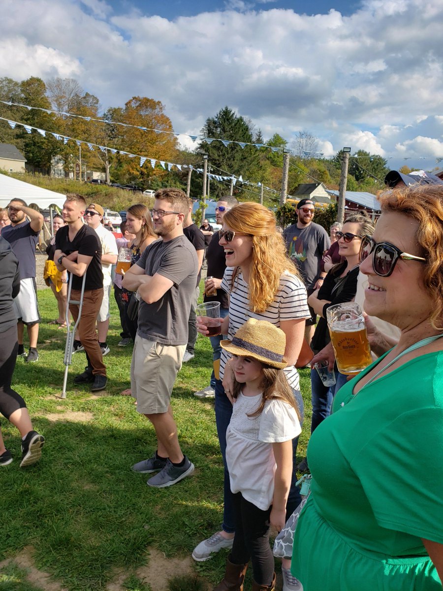 RedShedBrewing's tweet photo. What an awesome weekend! Thank you to everyone who came out last weekend to drink beer, play games and celebrate the coming of October. Behold, the second annual Masskrugstemmen (stein holding competition). 4 minutes!! #Oktoberfest2019 #craftbeer #ThisIsCooperstown https://t.co/d5PoMtQfnK