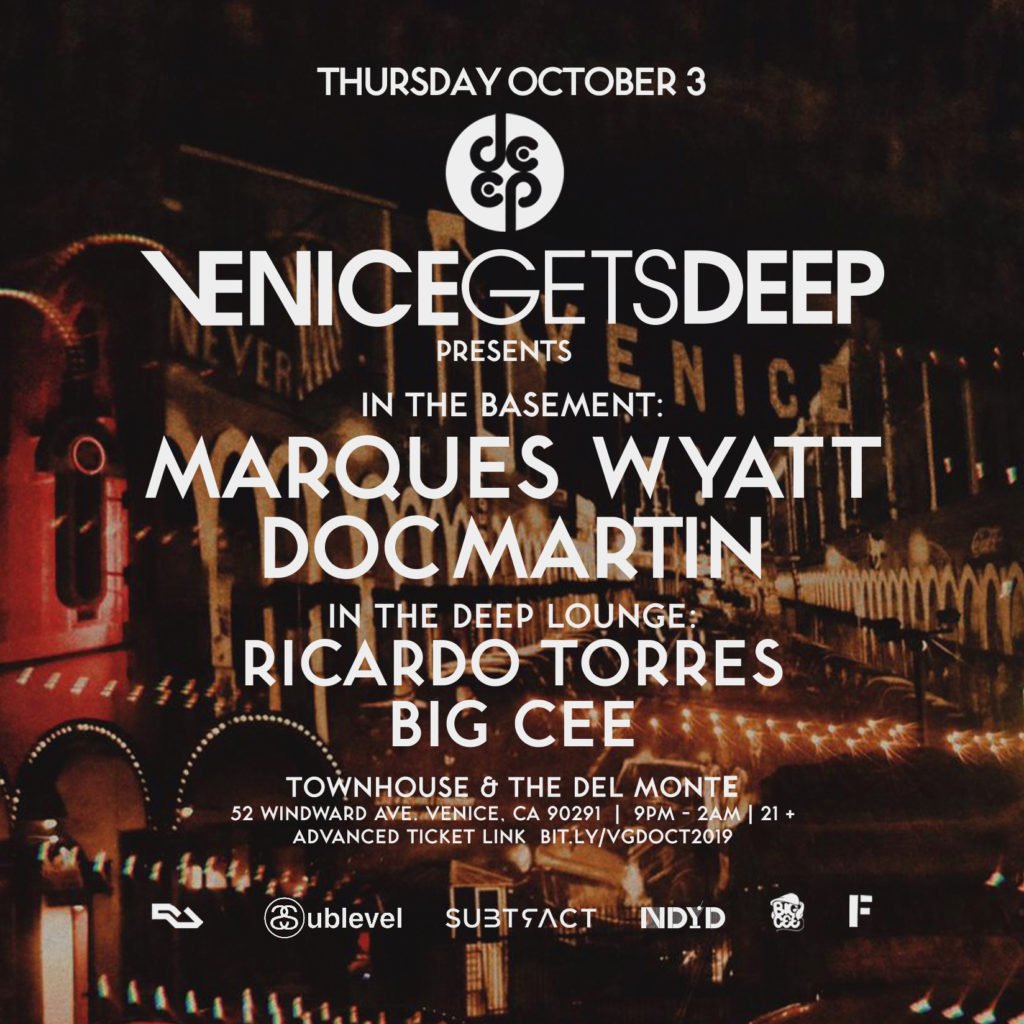 fusicology's tweet photo. Tonight LA @deeplosangeles #VeniceGetsDeep with Marques Wyatt, Doc Martin, Ricardo Torres &amp; Big Cee @TownhouseTweets https://t.co/ijslATVk5P #DeepLA #MarquesWyatt #DocMartin #RicardoTorres #BigCee @marqueswyatt @sublevelDoc https://t.co/32pK9OJgqM