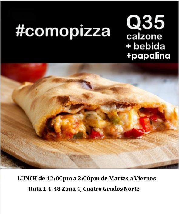 como2z4's tweet photo. Disfruta octubre probando nuestro delicioso menú lunch y pregunta por nuestras promociones after office. #ComoPizza https://t.co/yRFQhmsdBJ
