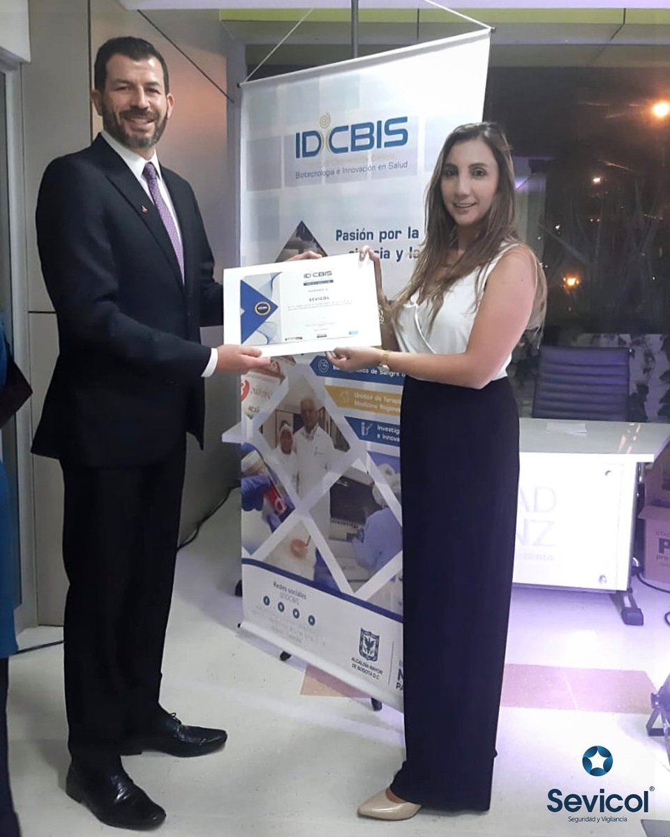 Sevicol_Ltda's tweet photo. #OrgulloSevicol
Sevicol presente en los reconocimientos DAR, entregados por el @idcbis | Nuestra compañía fue reconocida por su aporte a la cultura de la donación voluntaria y habitual de sangre en el distrito capital. #SomosMásQueSeguridad
#Sevicol #ReconocimientosDAR #Bogotá https://t.co/QJyvjBxC5v
