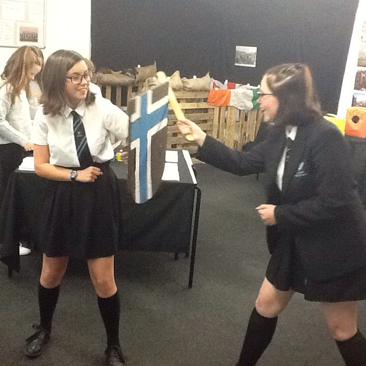 CULCHETHHISTORY's tweet photo. Our students getting into character! @CulchethHS #WeAreCHS #OpenEvening https://t.co/kN3v0iuK0T