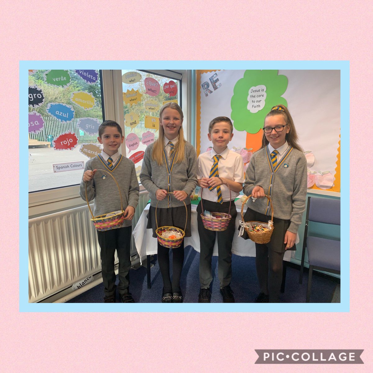 SMOSPrimary's tweet photo. Thank you to everyone who came along to our family rosary. Another special thanks goes to some of our P7 PFFA children who helped lead this today. 📿🙏🏻 #developinginfaith @ArchdiocGlasgow https://t.co/ZljvbESJek
