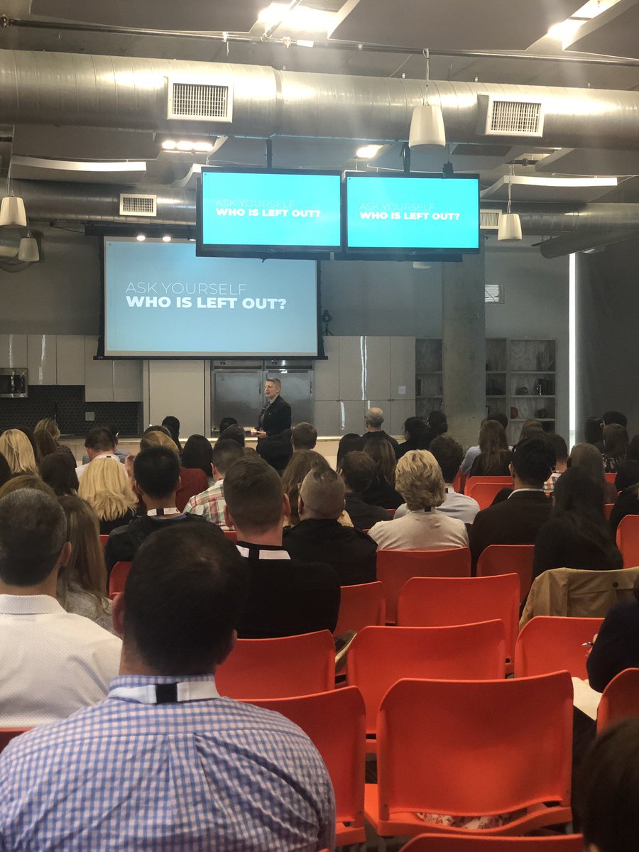 McGswagg's tweet photo. @CourtEWakefield driving home the  point of inclusivity in marketing, sometimes it’s a simple as finding who’s left out #seerfest https://t.co/GsURQlt2rl