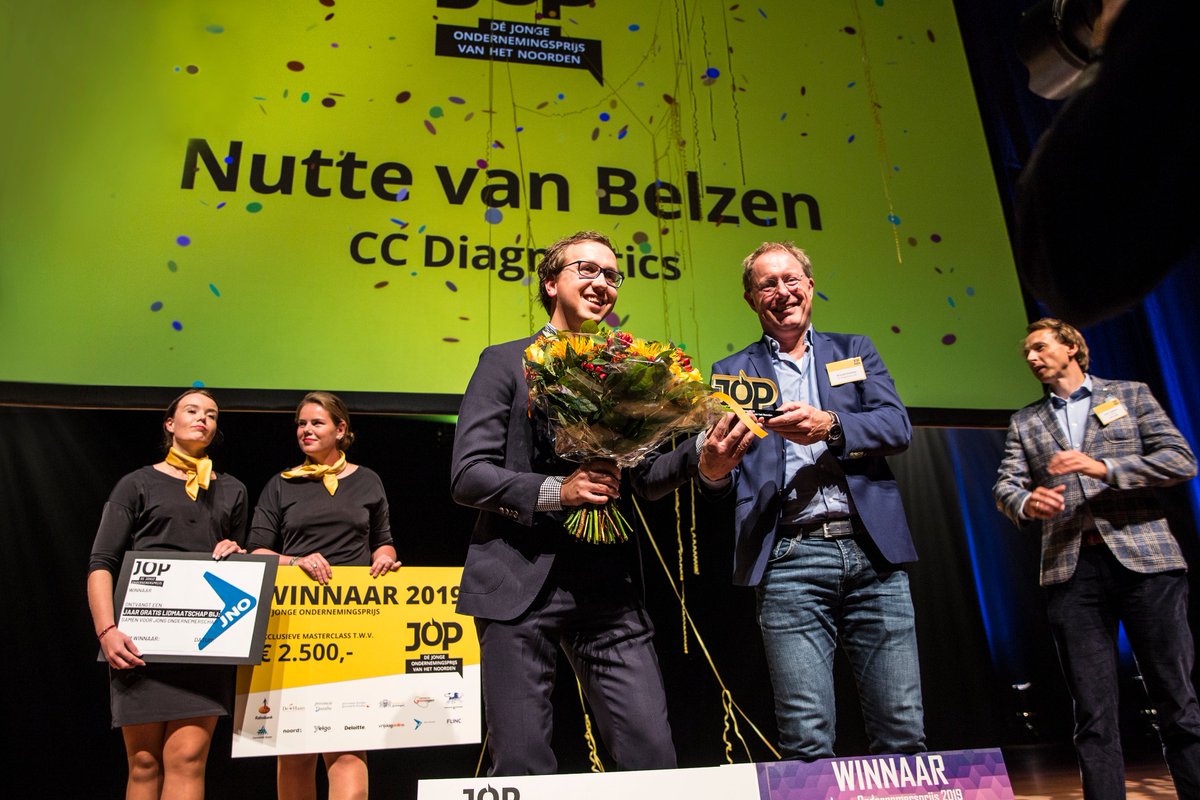 De winnaar van de JOP 2019 is bekend! Gefeliciteerd Nutte van Belzen van CC Diagnostics!