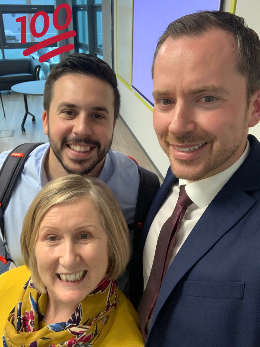 Cloughglass's tweet photo. A #Donnamite afternoon of whatโs coming down the line on the #TeamsTrain ๐
Edu sci-fi becoming a reality thanks to the great relationship between educators and developers at @MicrosoftEDU ๐ฆ๐
Great to connect IRL with #changemakers @mrsmc889 @themontanamatt @BryceKenning https://t.co/mdngQtApA5