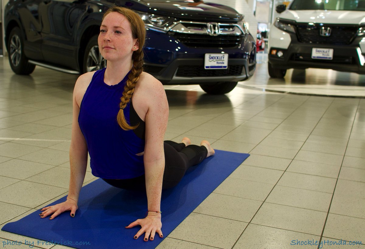 FrederickCounty's tweet photo. Shockley Honda - FREE YOGA CLASSES - In Partnership with Luna Yoga Studio - see video at: https://t.co/Hkezf8Skv0 @freckled_yogi #yoga #yogapose #yogagirl @ShockleyHonda https://t.co/KwrsVvp6Sr