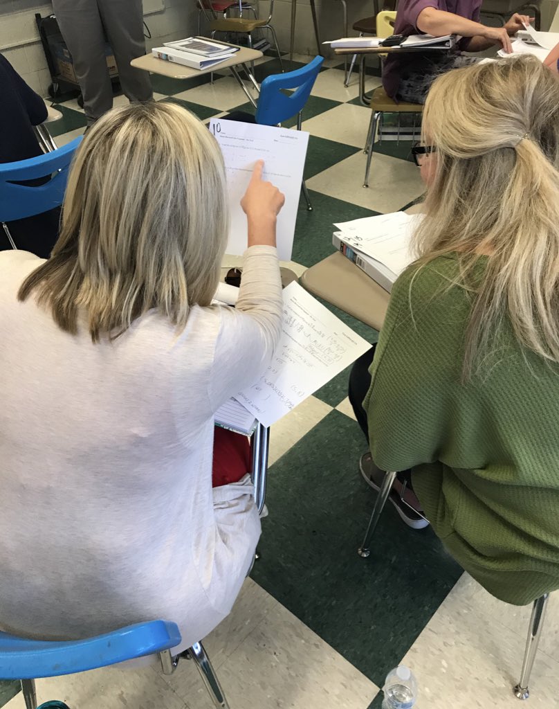 High school <a href="/amstiuna/">AMSTI UNA</a> follow up PLC where participants are looking at student work samples to determine next instructional steps. Thanks <a href="/RussellvilleK12/">Russellville Schools</a> <a href="/FCSchoolsAL/">Franklin County Schools (Alabama)</a> for partnering with us!  @AlabamaDeptofEd @ZTAedavis <a href="/egmackey/">Eric Mackey</a>