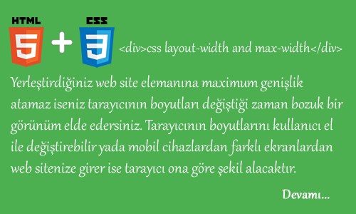 htmlcssdersler's tweet image. CSS Layout - Width and Max-width(Yerleşim - Genişlik ve Max Genişlik) -
htmlcssdersleriogreniyorum.com
htmlcssdersleriogreniyorum.com/css_dersleri/4…
#css #css3 #csstudent #cssakuhinpost #CSSCOffiice #csstutorialforbeginner #csstutorials #csshipper #csscoder #csscode #cssclass #csscoding #csstemplates
