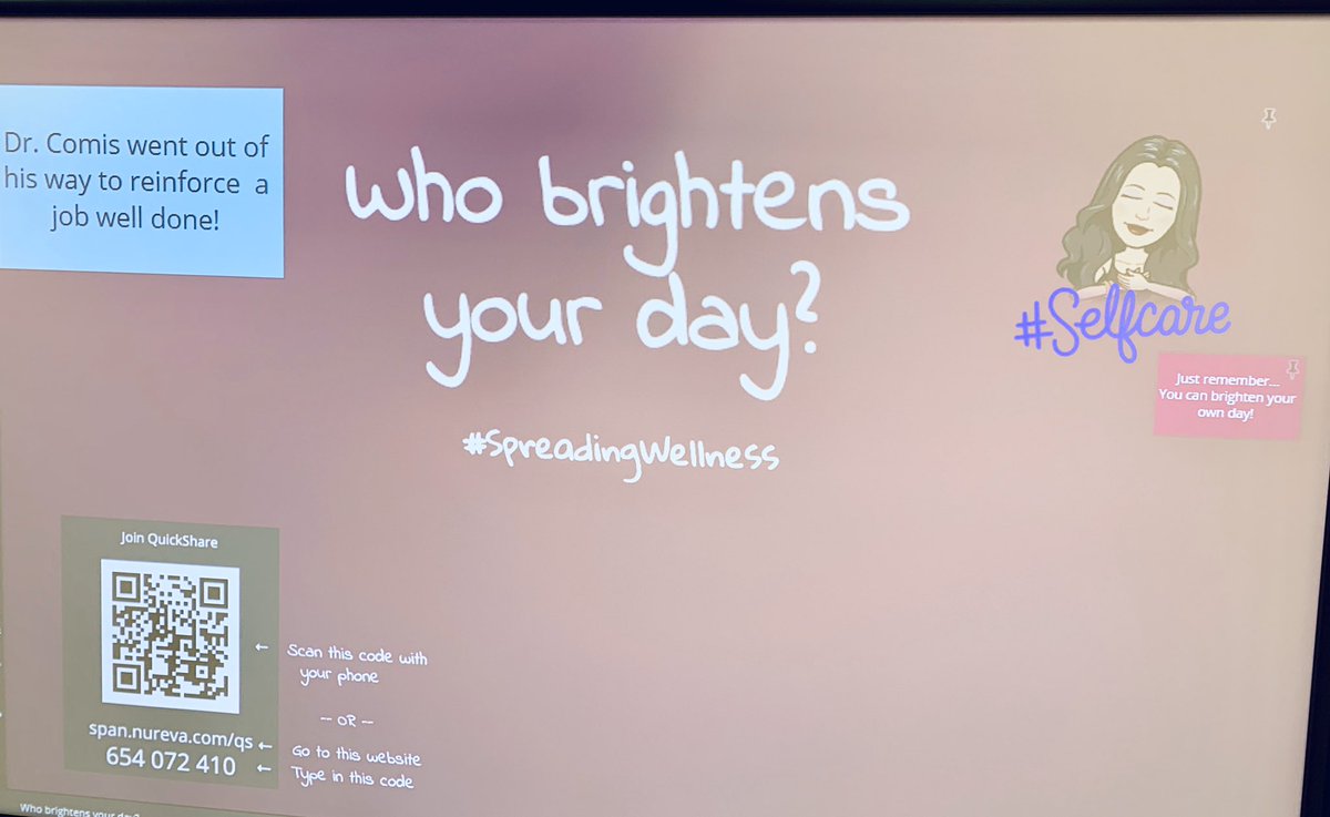 MrsCasucci's tweet photo. #SpreadingWellness recognizing someone’s kind words or gesture brightens their day as they brightened yours. Don’t forget you can brighten your own day! #CARETeam #LookingForTheAwesoneInGrowthandwellness @VS24District @ValleyStreamBAS @DonSturz @MsSamPonzo @Onny10vs @MsPetersonL https://t.co/c4fuaBYfhv