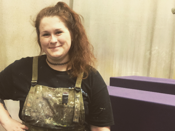 3dxIacono's tweet photo. There's a new Scenic Artist in the #fabrication shop!

Meet Lindsey, an experienced and uber talented Scenic Artist. Welcome to the team!
#scenicartist #designer https://t.co/e6UkCuG7Yz