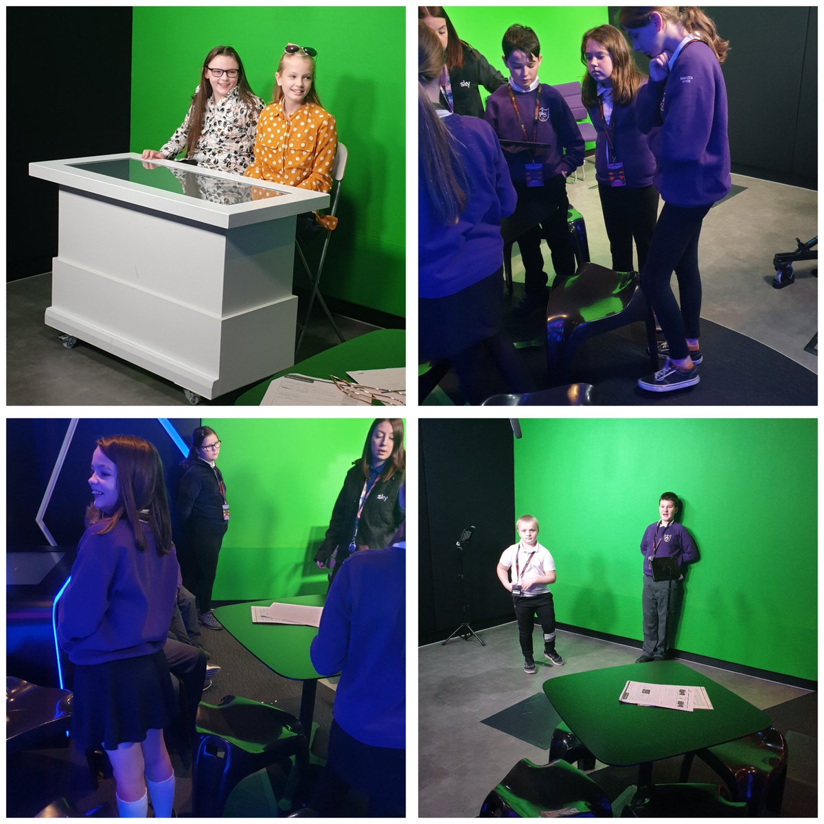 P6_7LangleesPS's tweet photo. What a fantastic morning @SkyAcademy. The P7s had a blast working with the latest technology to create an informative news report about the effects of plastic in the ocean. So much creativity and enthusiasm. #PlasticCampaign @LPSPrimary7 https://t.co/nf2Ul5SqrW