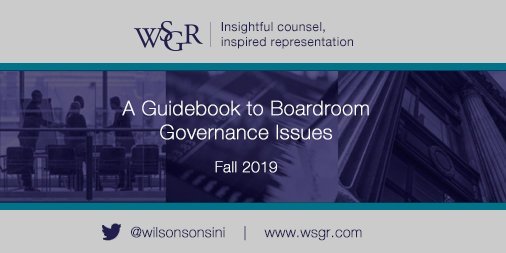 Résultats de recherche d'images pour « A Guidebook to Boardroom Governance Issues »