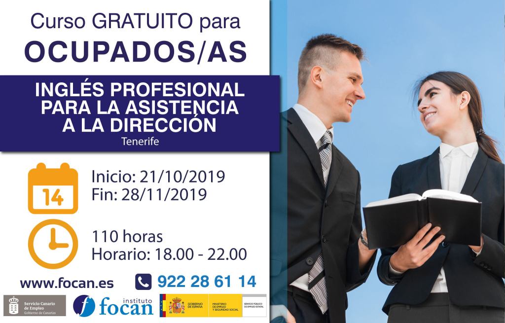 BusquedAActiva's tweet photo. Curso Inglés Profesional para la asistencia a la dirección en Tenerife https://t.co/pNwW4GfU24 https://t.co/IWpuxXO4My