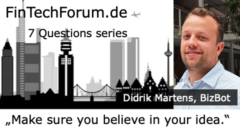Do not miss

<a href="/FinTechForum_DE/">FinTech Forum</a>: 7 Questions with <a href="/DidrikMartens/">Didrik Martens</a>, <a href="/BizBotNorge/">BizBot</a> 

buff.ly/2mgwN9c

You may meet Didrik @ #FTF11 on 21Nov19 in Frankfurt, go: buff.ly/2osAUQb

#fintech #VentureCapital #digital #digitalbanking #banking #frankfurt #fintechforum #ftf7qs