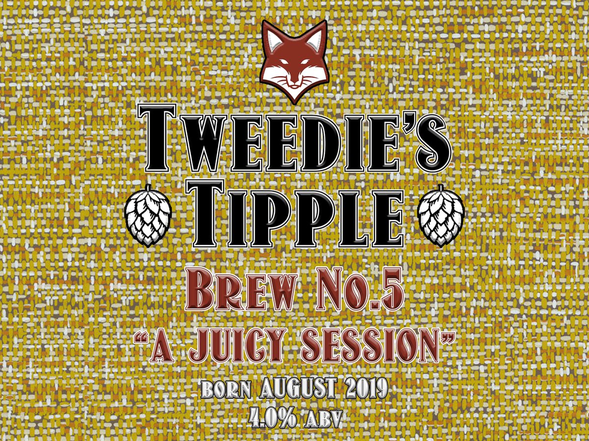 Into the fridge goes Brew No.5, which is a cheeky <a href="/MJacksBrewing/">Mangrove Jack's</a> Juicy Session IPA 🍺 courtesy of @HomeBrewOnline 🍺#homebrew #homebrewing #ale #beer #ipa #hops #microbrewing #tweediesbrew