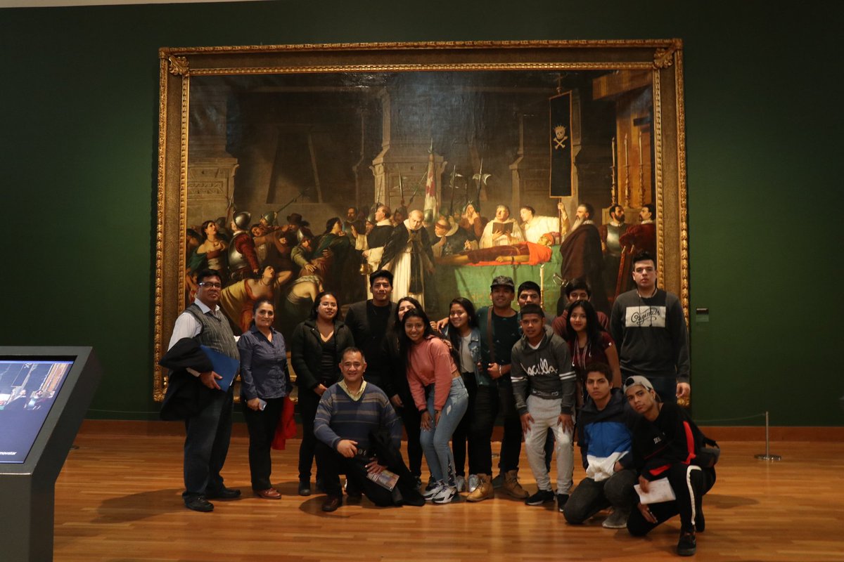 universidadsise's tweet photo. [AHORA] Nuestros estudiantes del local de Santa Beatriz visitan el @MuseodeArteLima como parte su formación integral universitaria. #CentroCultural #UniversidadSISE https://t.co/A1ITswwjNa