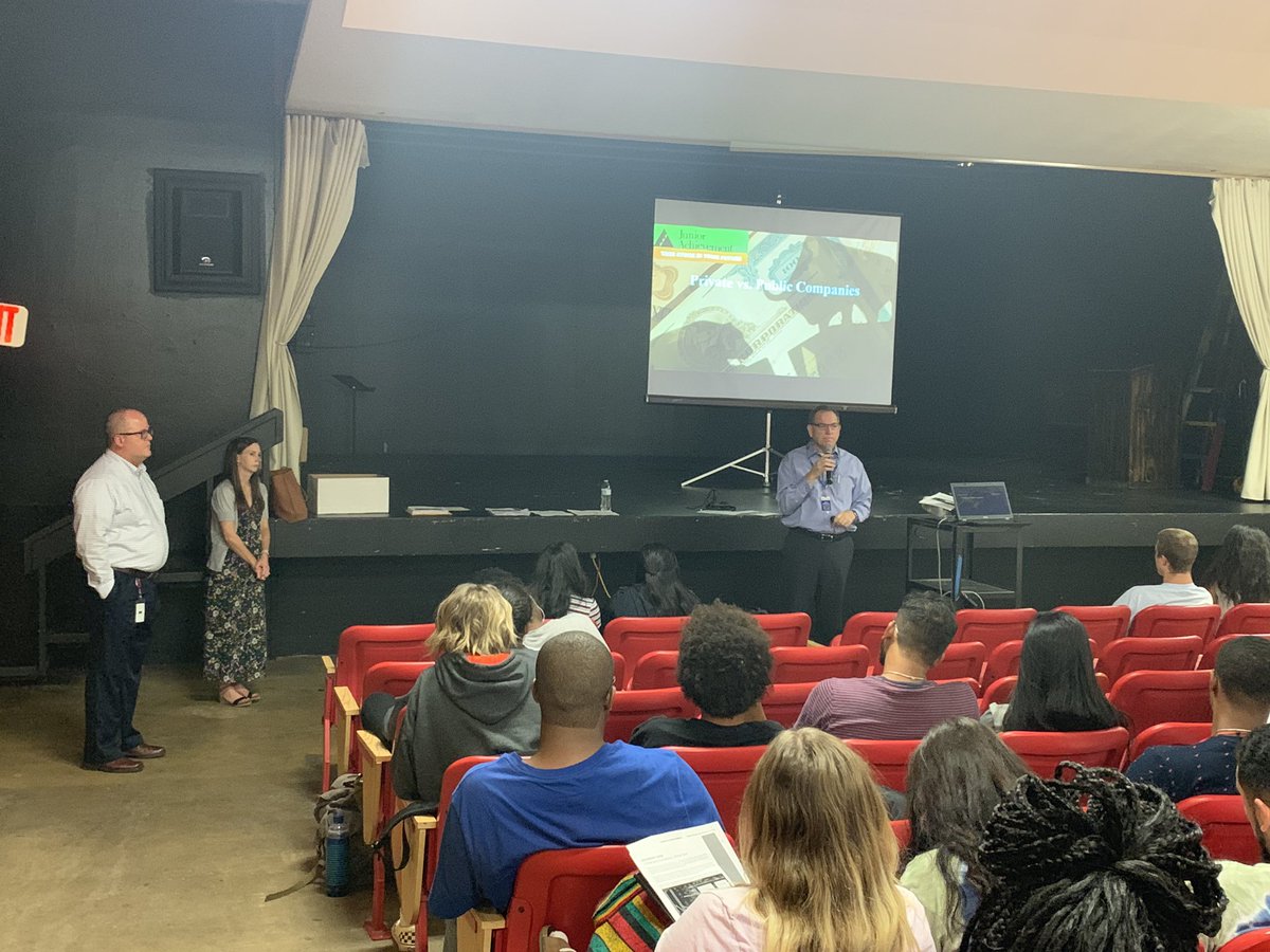 InspirePrincipl's tweet image. Tyler Junior Achievement Stock Market challenge training by John McDougald and Gary Brown.  Assisted by Jessica Brown.  I am so excited.  @GB_ETX @jnbrown1113 #FW2 @EastTexCraw @jsmiley1984 @KmpWalls @RCW72_EDUC @JJ_Lee_Raider  @nordin_nathan  @kitawats @TLRedRaiders