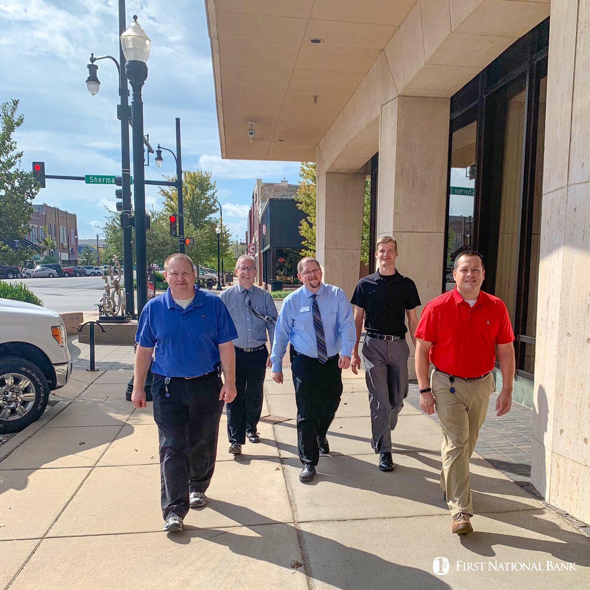 FNBFirst's tweet photo. Making employee wellness fun, our IT team participated in a bank wide poker walk earlier this week. We are already reminiscing about those warmer temperatures.
#FnbWellness https://t.co/HpWUVHQOzW