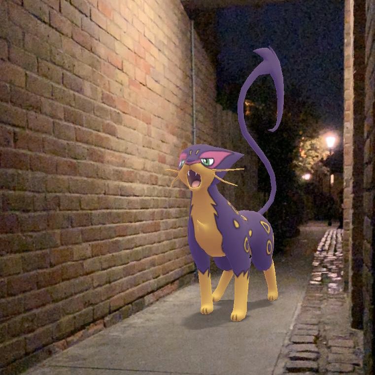 trnrdosmig's tweet photo. Meow ๐ฑ๐ #GOSpooky
.
#PokemonGO
#GOsnapshot
#PokemonWatcher https://t.co/UAZ7uyx5FH