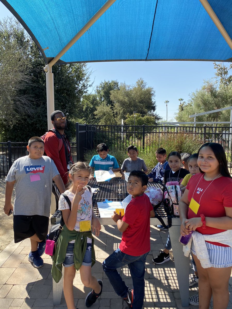 Lincoln_OMSD's tweet photo. Our Lincoln 4th graders went on a field trip to the Chino Water Basin today and became water engineers for a day! #waterconservation #cbwcd https://t.co/DMT15BC30Z
