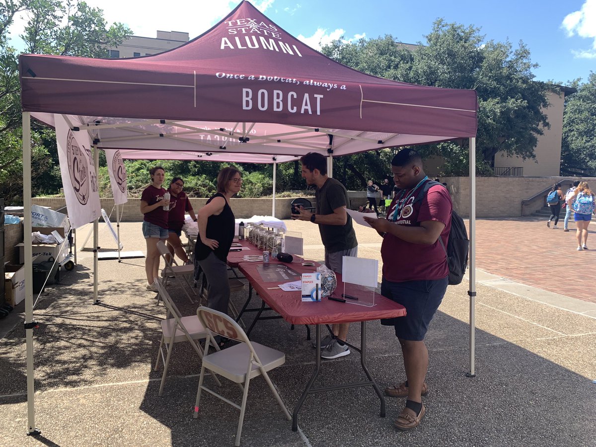 txst's tweet photo. Who or what did you step up for this year? Share your pics & use #ISteppedUp.
#StepUpForState: https://t.co/jcPH3rXfGh https://t.co/jGXYsTXnsQ