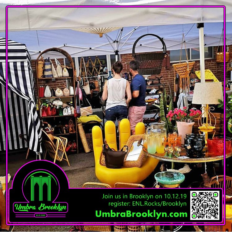 UmbraBrooklyn's tweet photo. #Brooklyn happens to host a fantastic outdoor Flea Market in #Williamsburg on Saturdays @bkflea is a curated weekly pop-up market of antiques, #vintage, furniture, artisans + food. 
.
Check out other stuff to do in #NYC during your #BKAnomaly2019 stay: https://t.co/KWPiuObCOz https://t.co/VzZan5ScHc