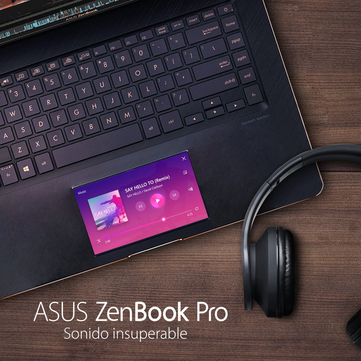 ASUS_Peru's tweet photo. Libera tu poder creativo con el increíble ScreenPad de la ZenBook Pro. 
#Asus #AsusLover #ZenbookPro #laptop #asusperu #laptopstyle #comodidad #sonidoinsuperable https://t.co/oLpyTPFTVw