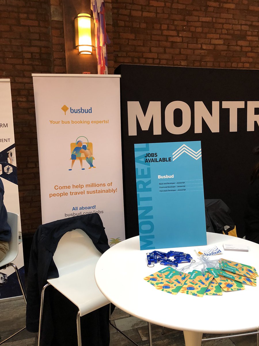 Hello #NYC 🚕! 

<a href="/Busbud/">Busbud</a> is very excited to meet you at #theroundNYC! Come to see us and chat about tech, travel and sustainability! 💻🚌🌱
<a href="/theroundUS/">The Round</a> <a href="/talentmontreal/">Talent Montréal</a>