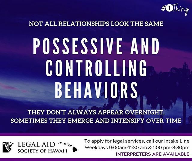 legalaidhawaii's tweet photo. Domestic violence doesn’t look the same in every relationship, but #1thing most abusive relationships have in common is that the abuser does many different kinds of things to have more power &amp; control over their partner. #legalaidHI #HIJC https://t.co/XpjL580VYf https://t.co/bpvvyUstZx