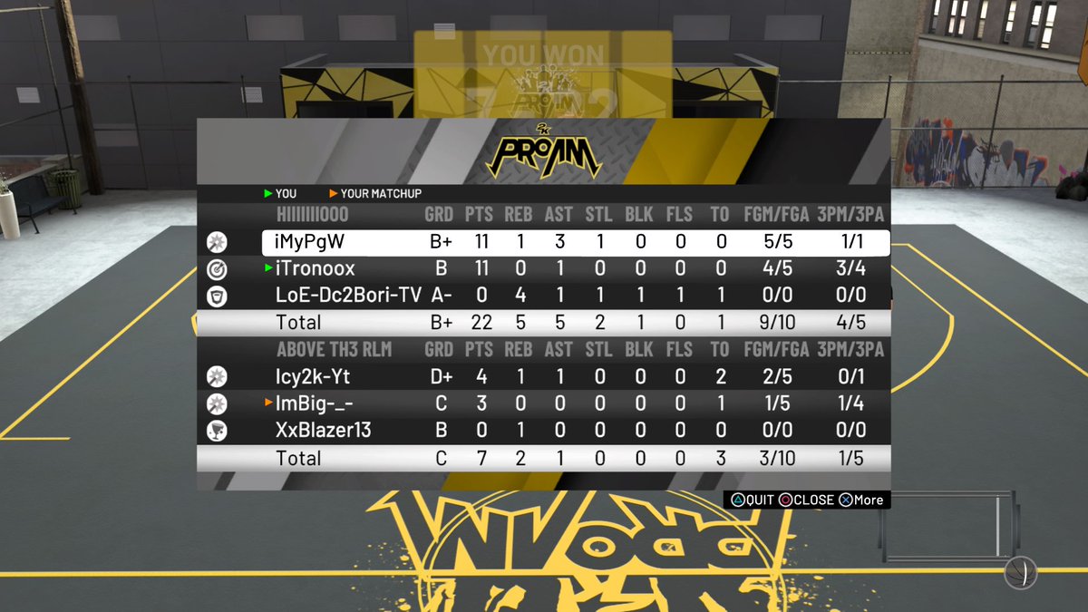 LoE2kClan's tweet photo. Some comp games gg to them #LoE👺 @iTronoox @Big_Brudda_PURP @2k_sportscenter @2KCrewFinder @WalkOnWarriors @2kCompGames @TNB2K @CHoops4Life #NBA2K20 #2kCommunity #2kcrewfinder #2kratings #LoyaltyOverEverything @NBA2KTV @NAPX2k @Official2KPark #GamingLife #PS4share https://t.co/EMvjz0jmZs