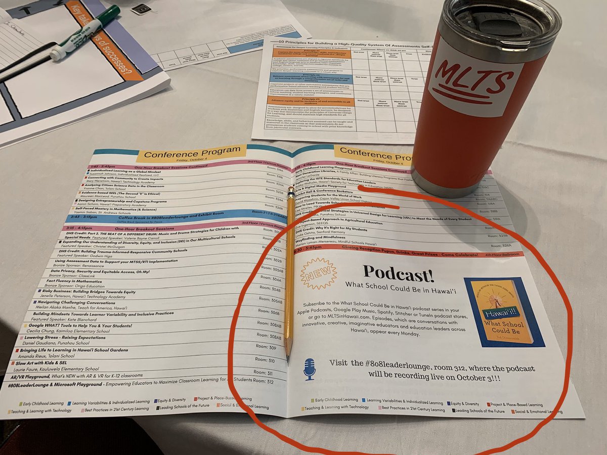WSCBPodcast's tweet photo. The What School Could Be in Hawai’i podcast is HERE at the #SOTF2019 conference! Stoked! Join us today at the #LeaderLounge 3:15PM. We will be live! https://t.co/X6HdyrCMNF