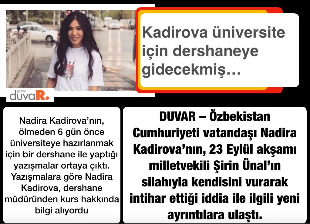 SSSBBL777's tweet image. #NadiraKadirova’nın, ölmeden 6 gün önce #üniversiteye hazırlanmak için bir dershane ile yaptığı yazışmalar ortaya çıktı. Yazışmalara göre Nadira Kadirova, dershane müdüründen kurs hakkında bilgi alıyordu😢