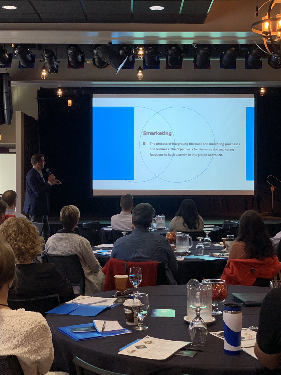 What the heck is “shmarketing”? @DanSoldner talks Sales and Marketing on the Fly(wheel) at #OneSquaredGB and expands our sales and marketing vocabulary. #marketingevent