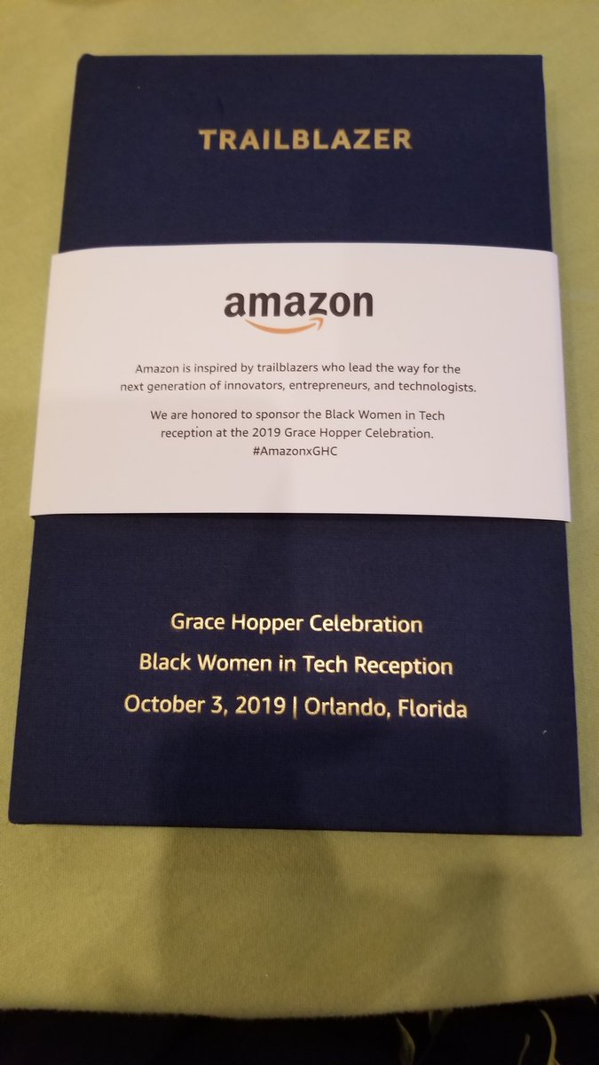 unikornintech's tweet photo. Thanks #AmazonxGHC
#GHC19 
#AnitaB
#WeWill https://t.co/nCmce74Qys