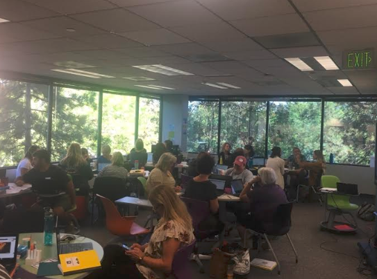 Jeffco_Math's tweet photo. Jeffco teachers engaging in an Innovation Lab to foster problem solving and student thinking in the Elementary Classroom! #JeffcoGenerations #JeffcoMathInstruction https://t.co/xiH5TnCeQq