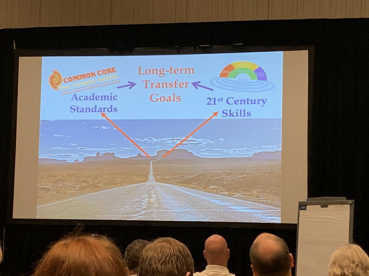 Great presentation by <a href="/jaymctighe/">Jay McTighe</a> on academic standards, assessments and 21st Century skills! #EdLeader21 #PortraitToPractice