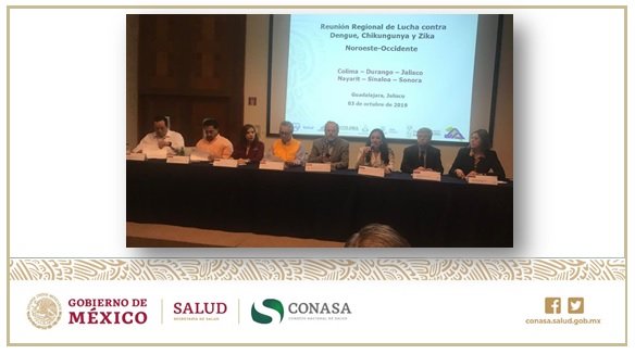 ConasaMx's tweet image. 📌Hoy la secretaria técnica del #CONASA la Dr. María Eugenia Lozano, participó en la Reunión Regional de Lucha contra el Dengue, Chikungunya y Zika junto con @cenaprece y estados invitados.

#AccionesEnSalud
